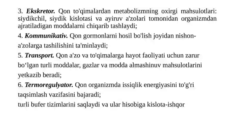Qon biokimyosi 3
