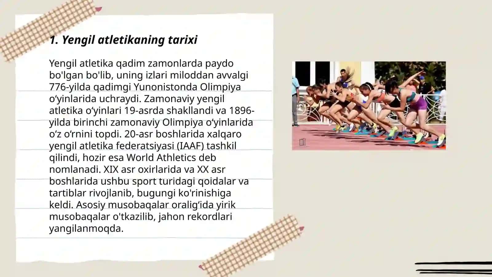 Yengil atletika va uning turlari 3