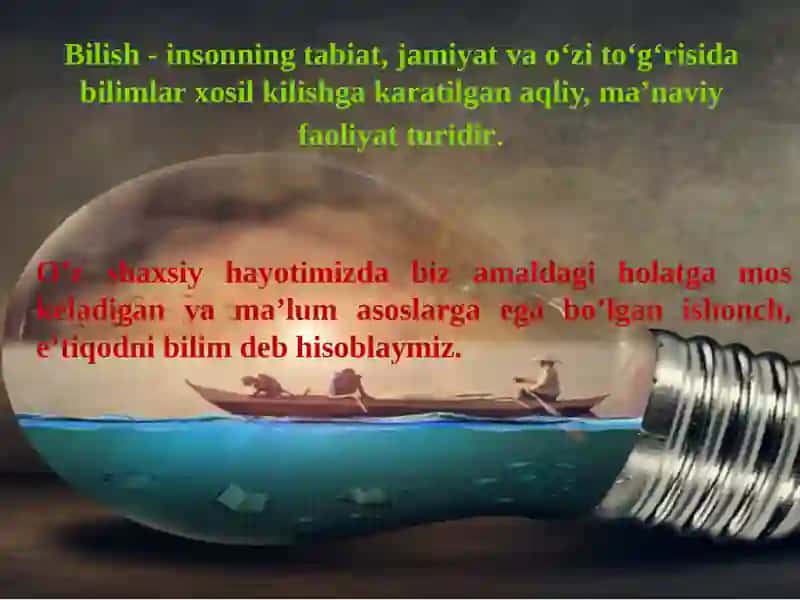 Bilishfalsafasi(gnoseologiya) 3
