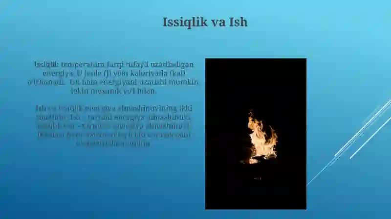 Issiqlik va Ish 3