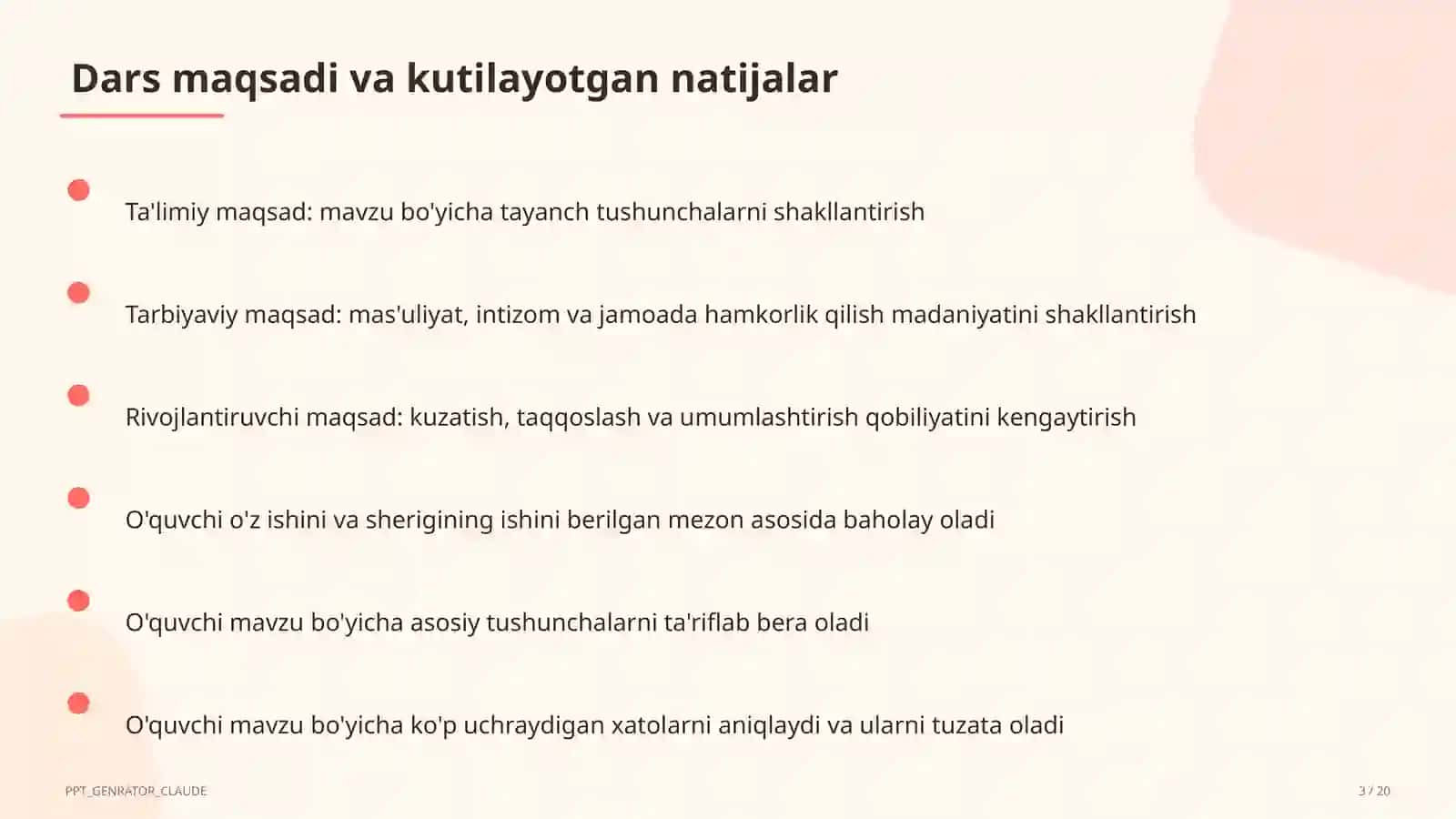 ChatGPT yordamida dars materiallari tayyorlash 3