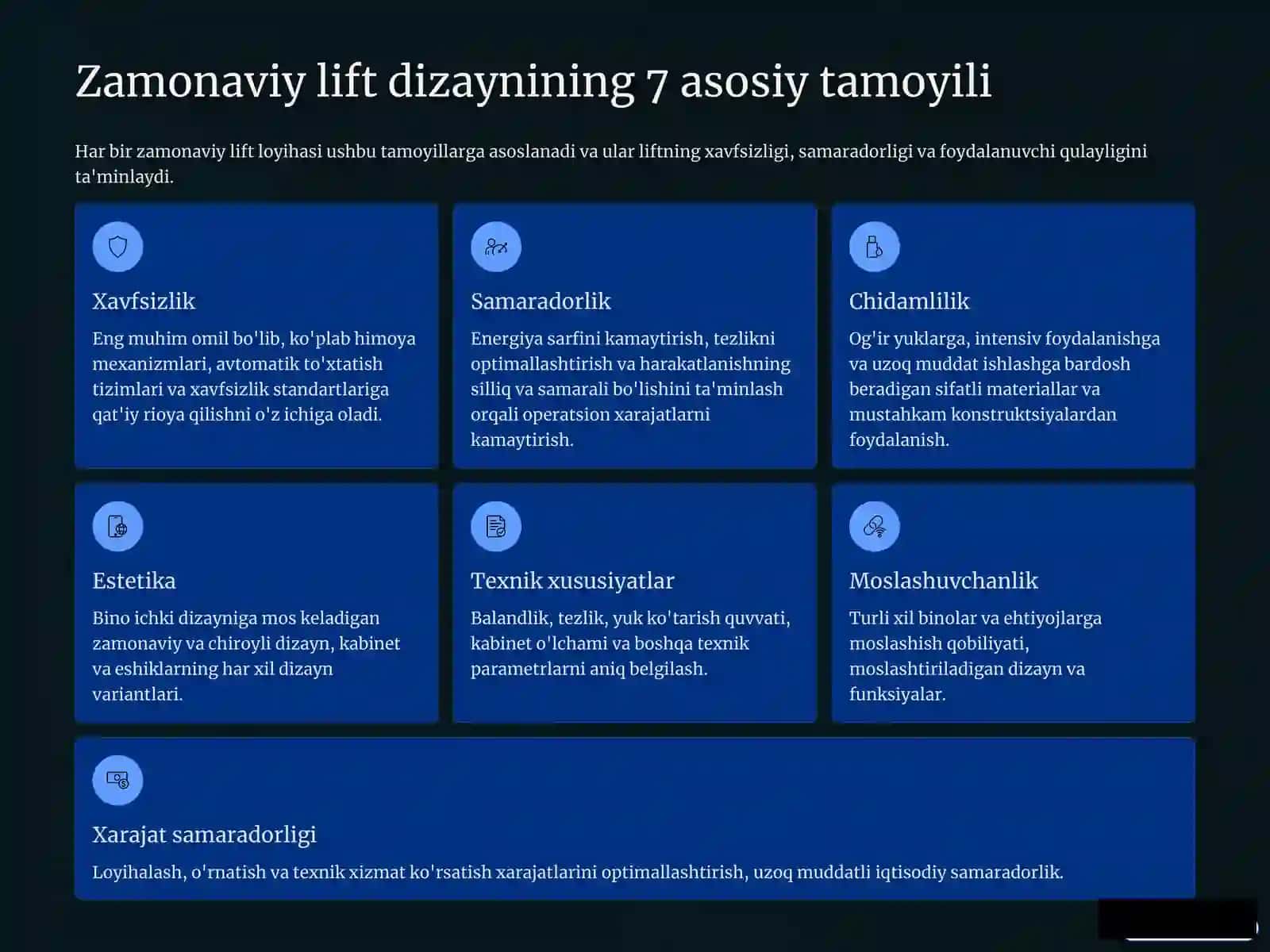 Liftlar va ularni loyihalash 3