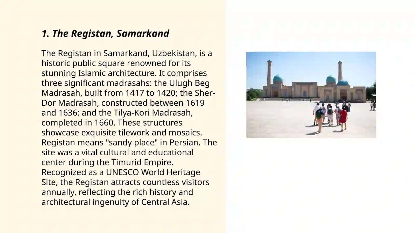 The Registan, Samarkand 3