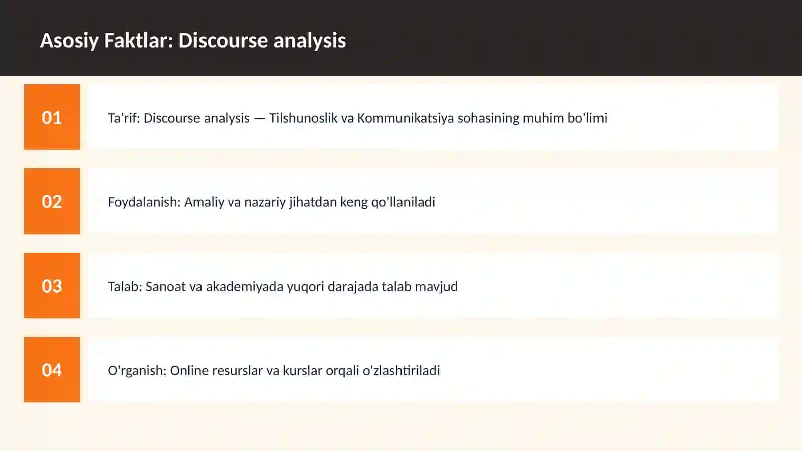 Discourse analysis 3