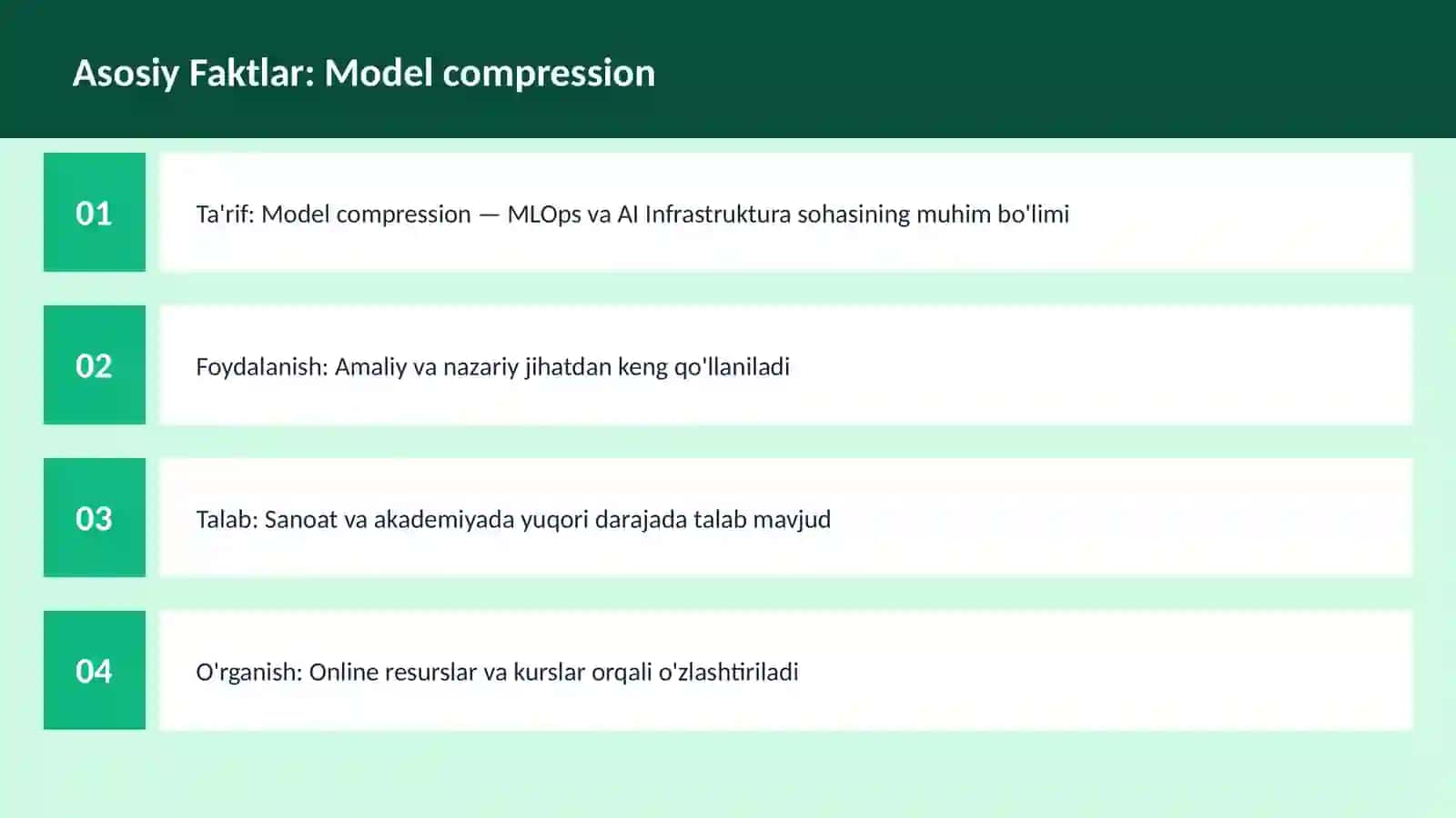 Model compression 3