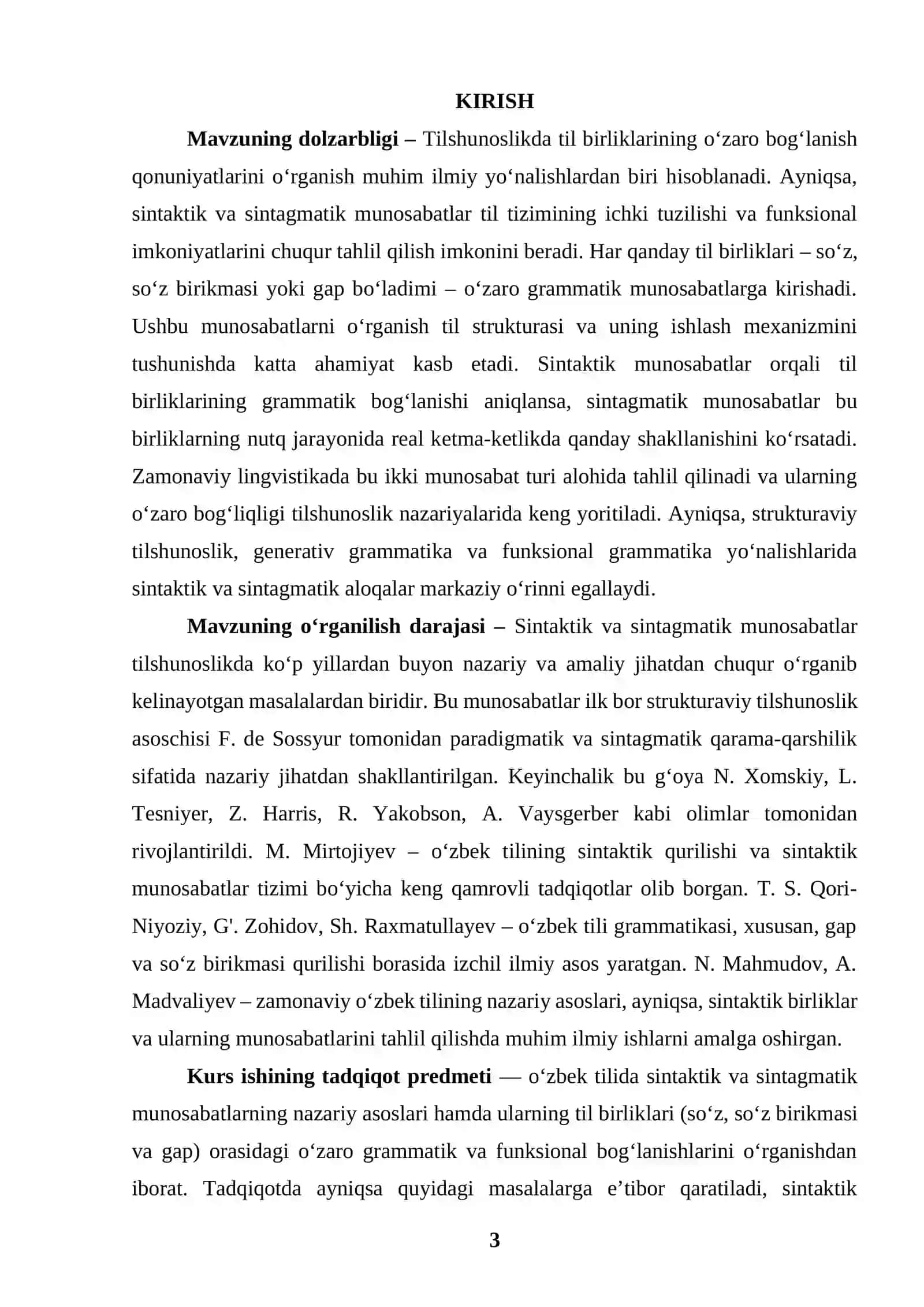 Sintaktik va sintagmatik munosabat 3
