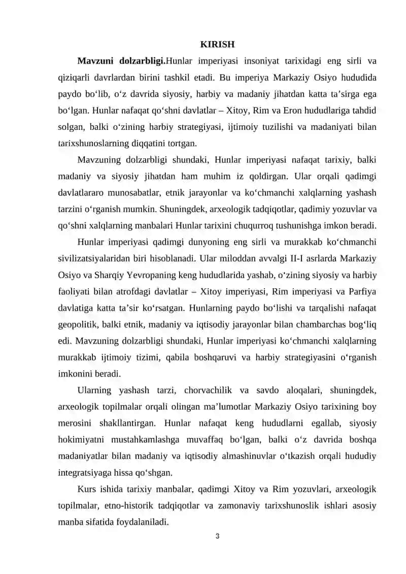 HUNLAR IMPERYASI 3