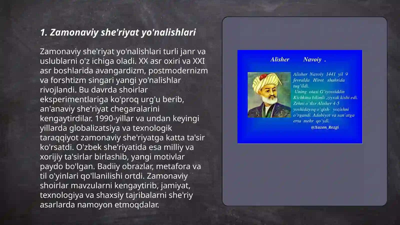 Hozirgi she'riyat janrlari 3