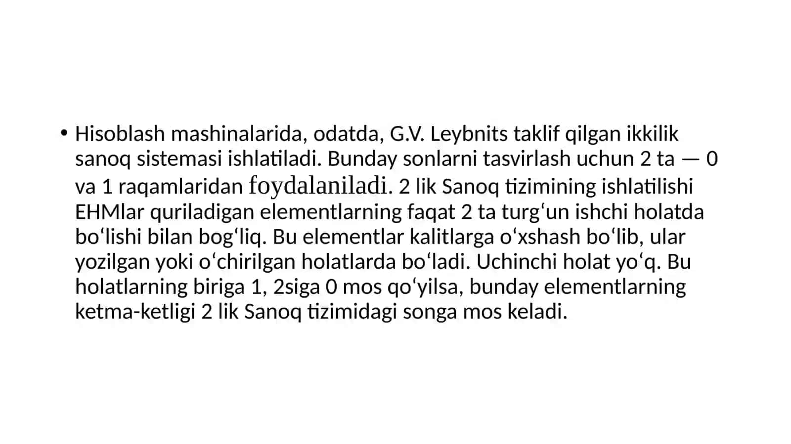 Sanoq tizimi 3