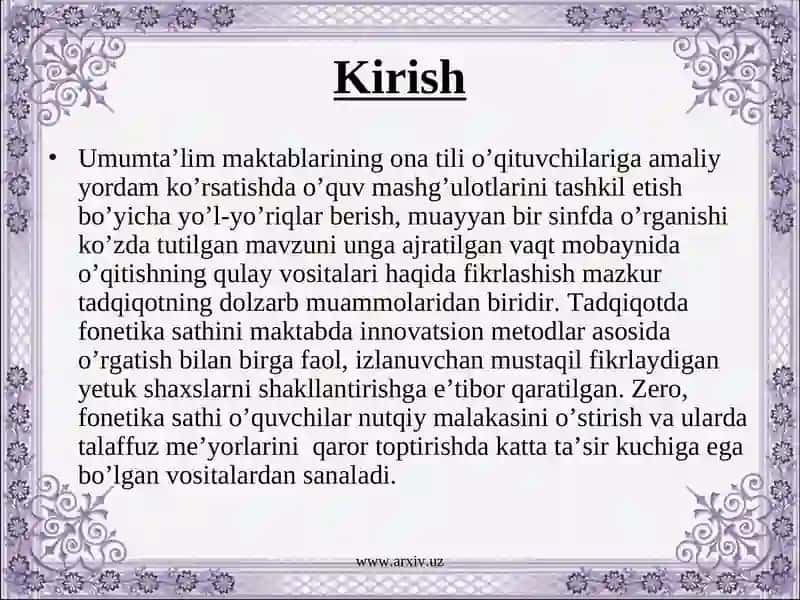 BITIRUV-MALAKAVIY ISHI 3