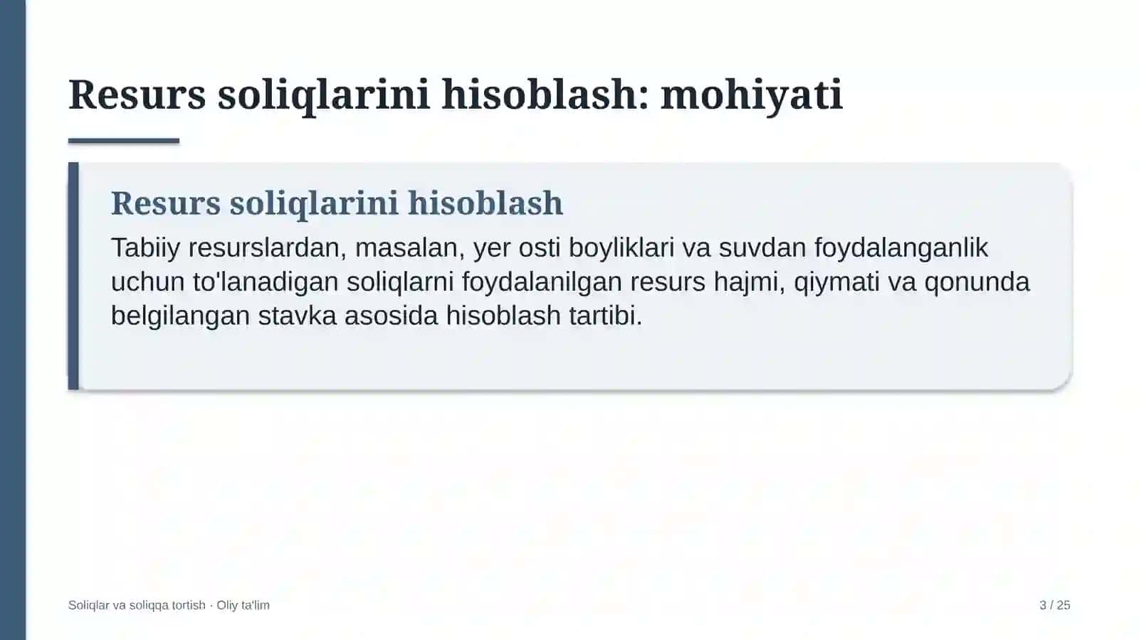 Go'zallik salonlarida resurs soliqlarini hisoblash 3
