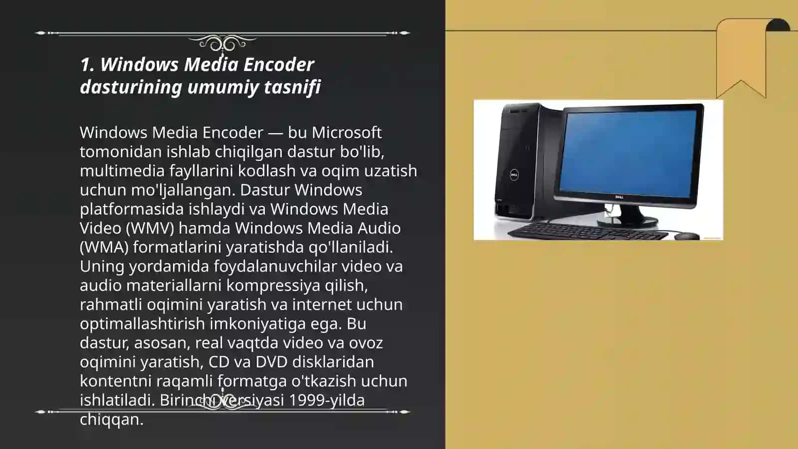 Windows Media Encoder dasturi haqida to'liq ma'lumot 3