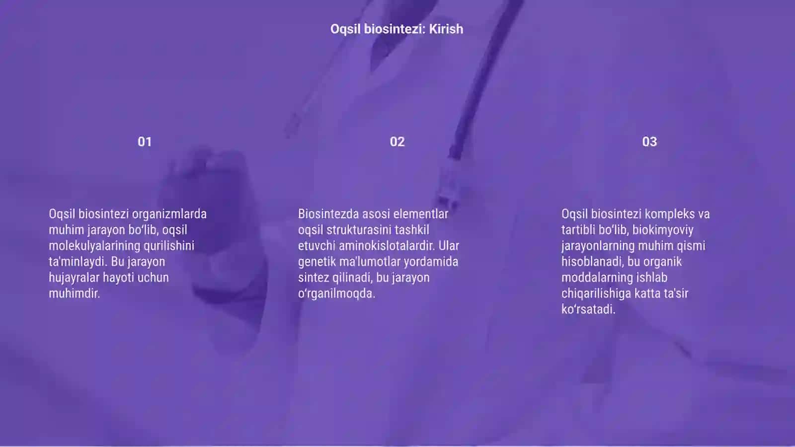 Oqsil biosintezi 3