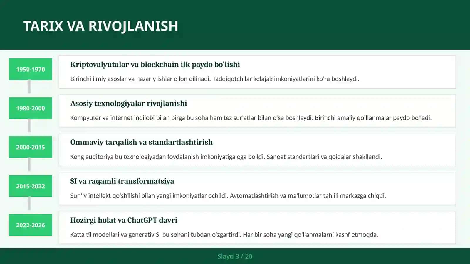 Kriptovalyutalar va blockchain 3