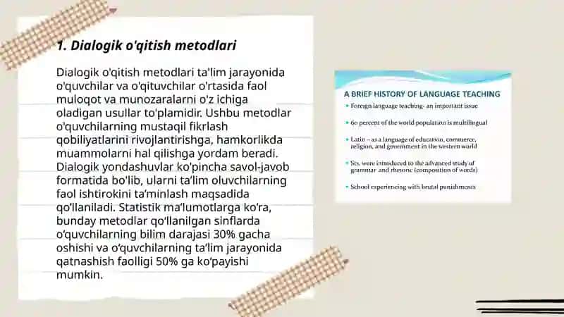 Dialogik o'qitish metodlari 3