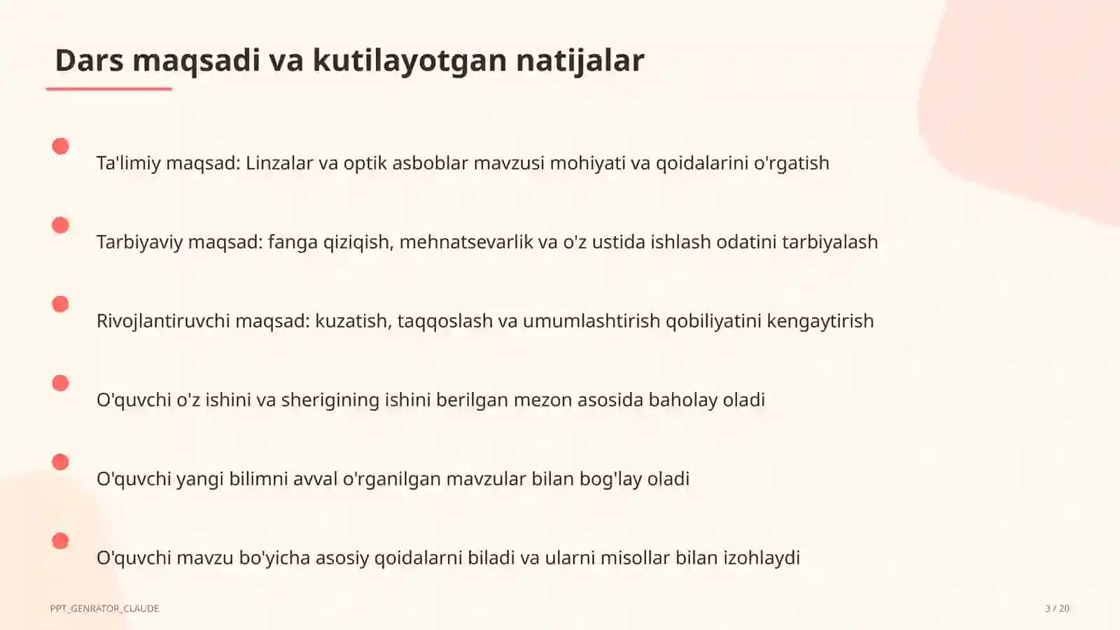 Linzalar va optik asboblar (11-sinf) 3
