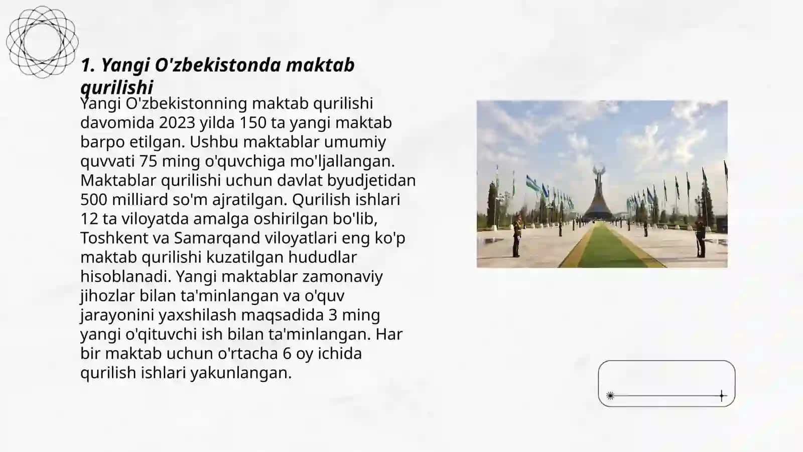 Yangi O'zbekistonda ta'lim tizimidagi islohotlar 3