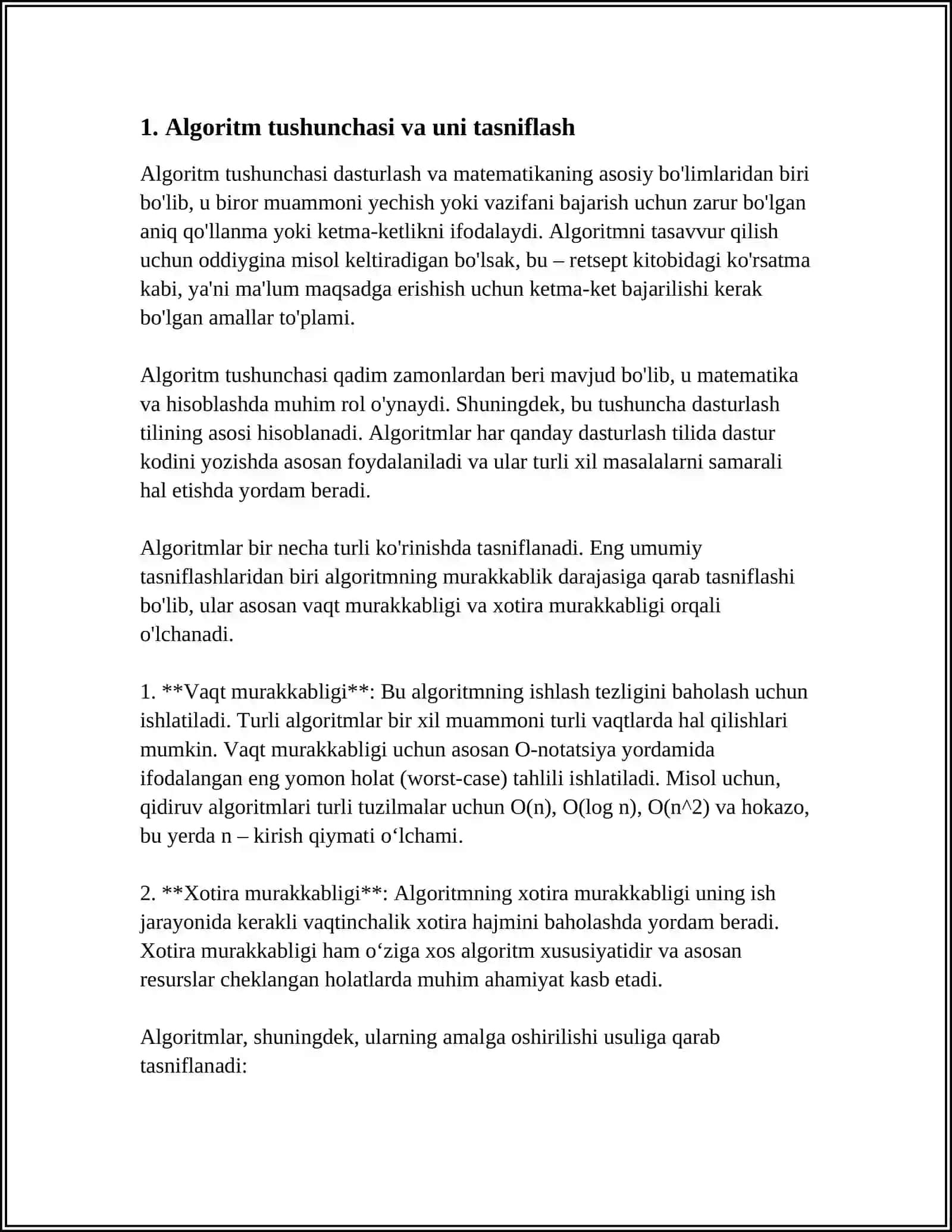 ALGORITMLASH VA DASTURLASH ASOSLARI 3