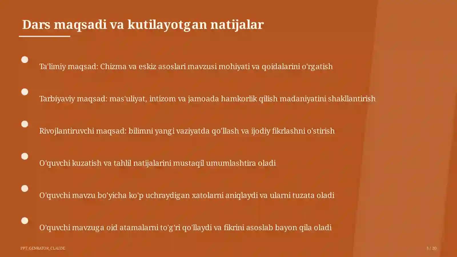 Chizma va eskiz asoslari (6-sinf) 3