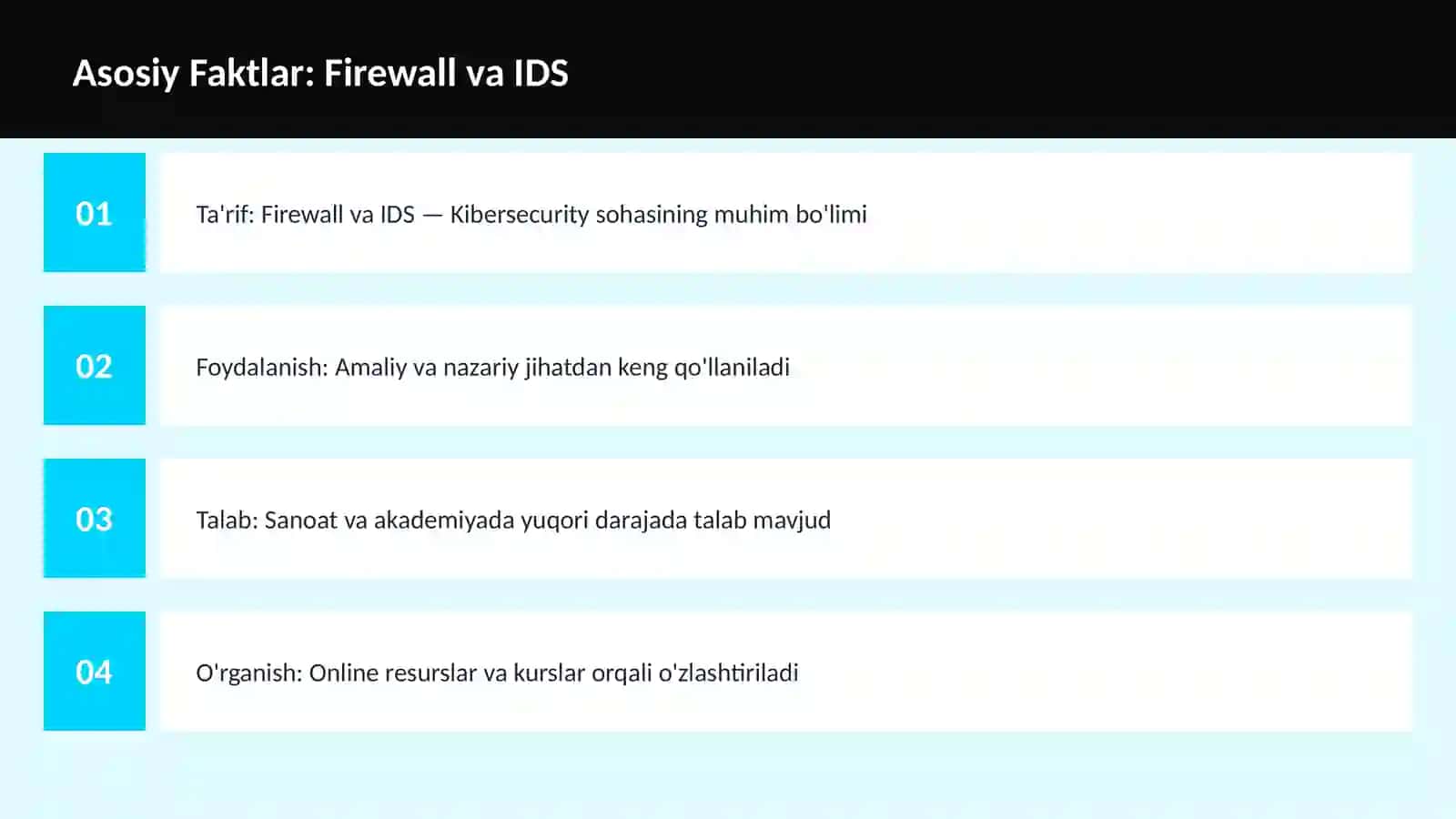 Firewall va IDS 3