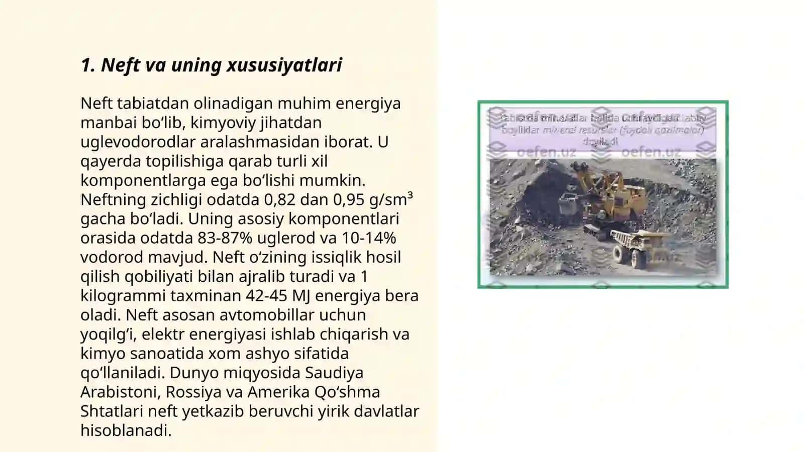 Neft va uning xususiyatlari 3