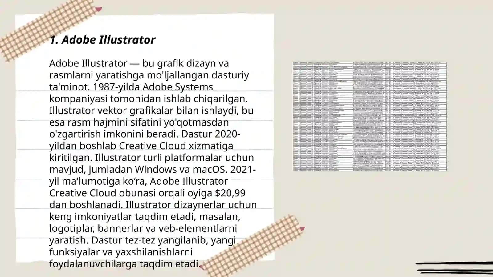 Adobe Illustrator 3