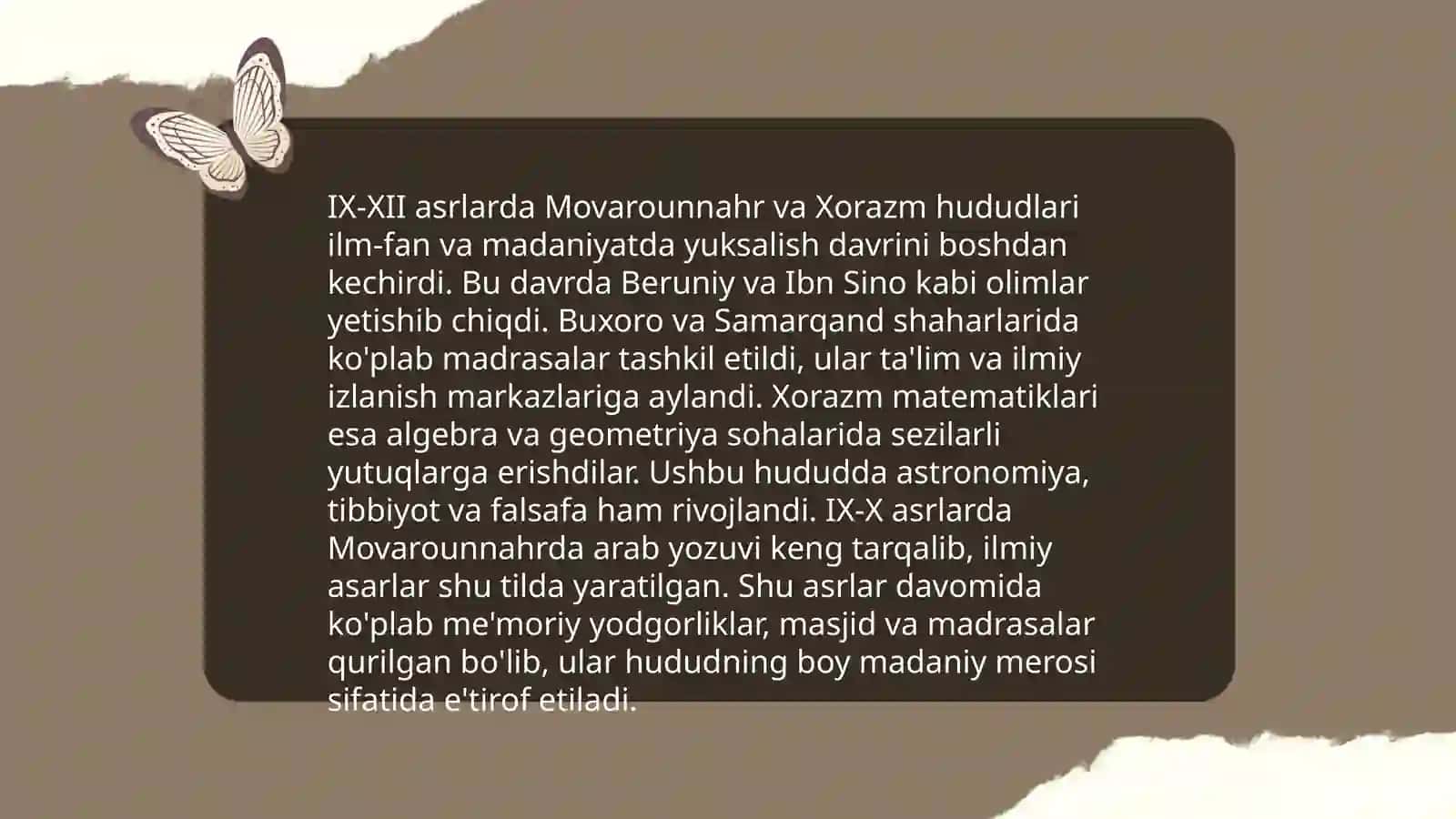 Renessans Davri Madaniy Uyg'onish 3