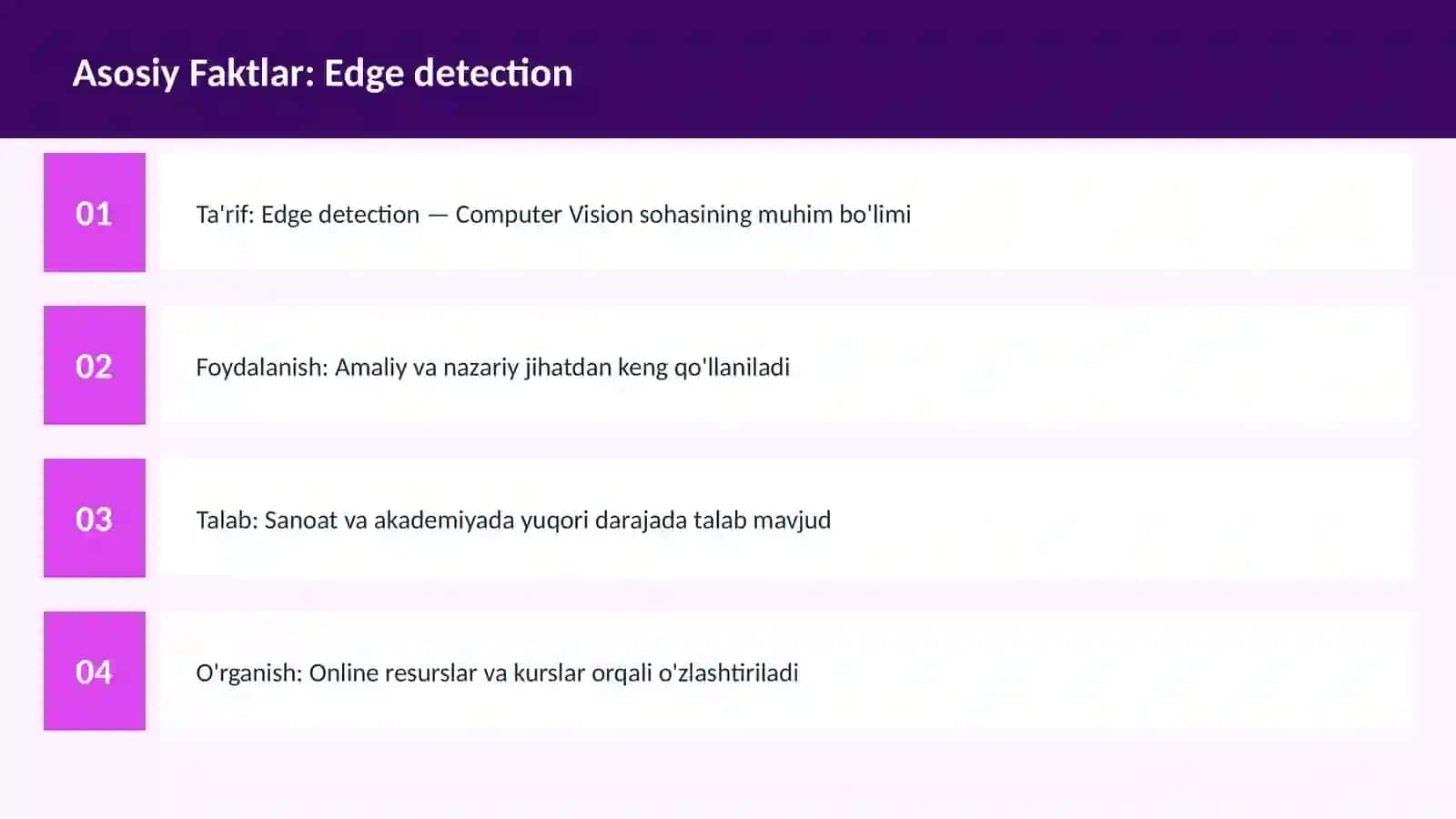 Edge detection 3