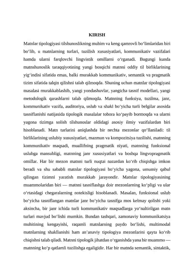Matnlar tipologiyasi muammolari 3
