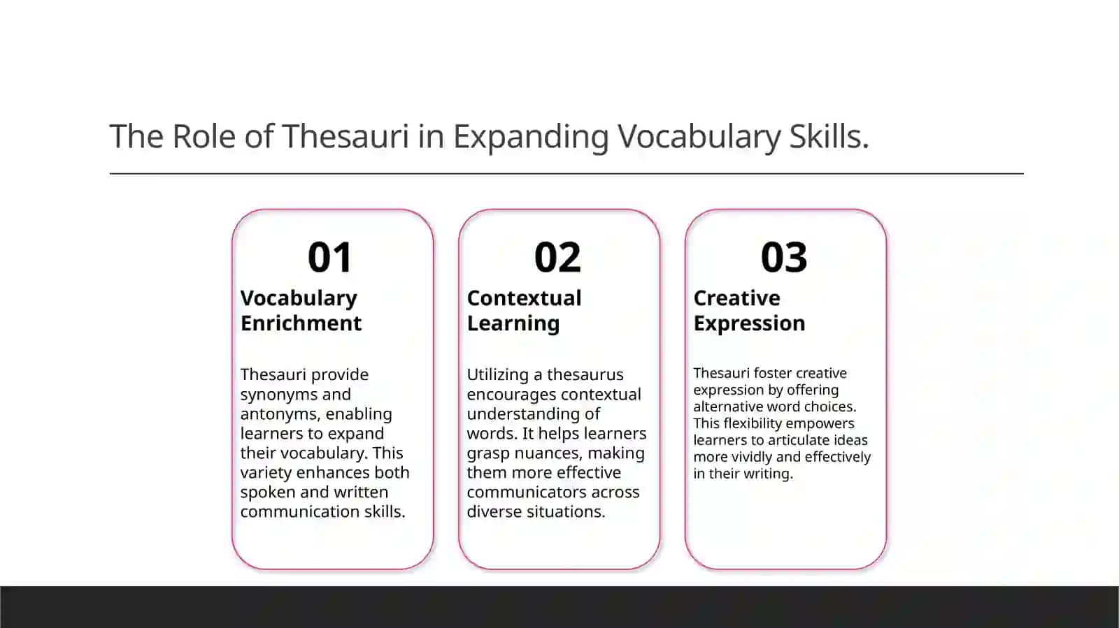 Thesaurus and Bilingual dictionaries 3