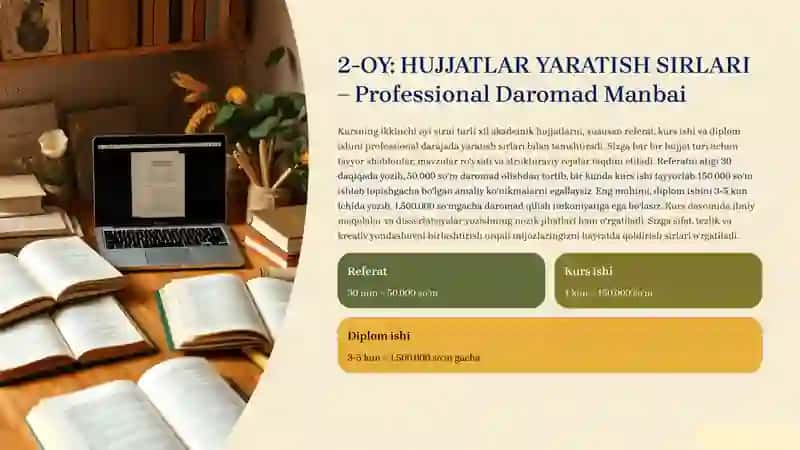 “TALABA START-UP” KURSI 3
