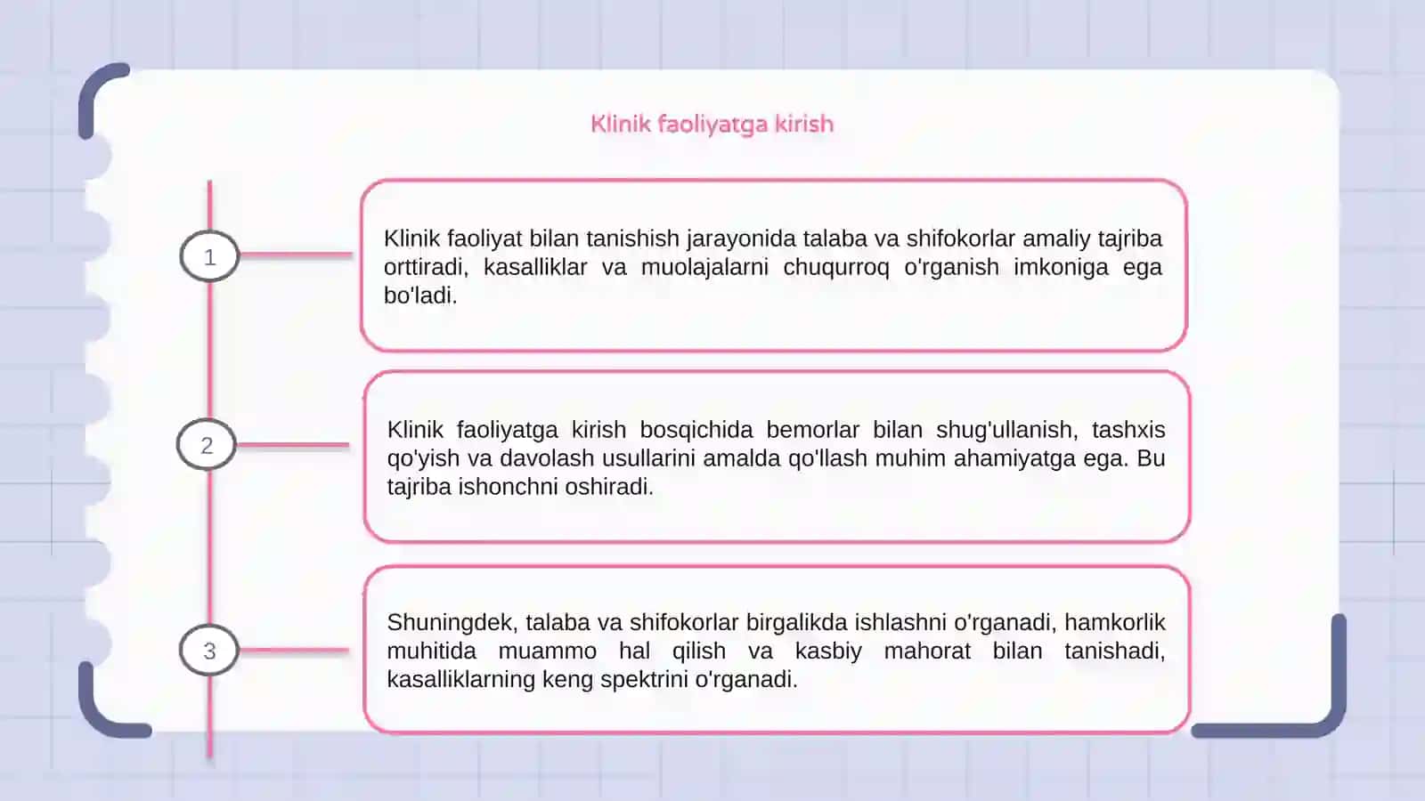 Klinik faoliyat bilan tanishish 3
