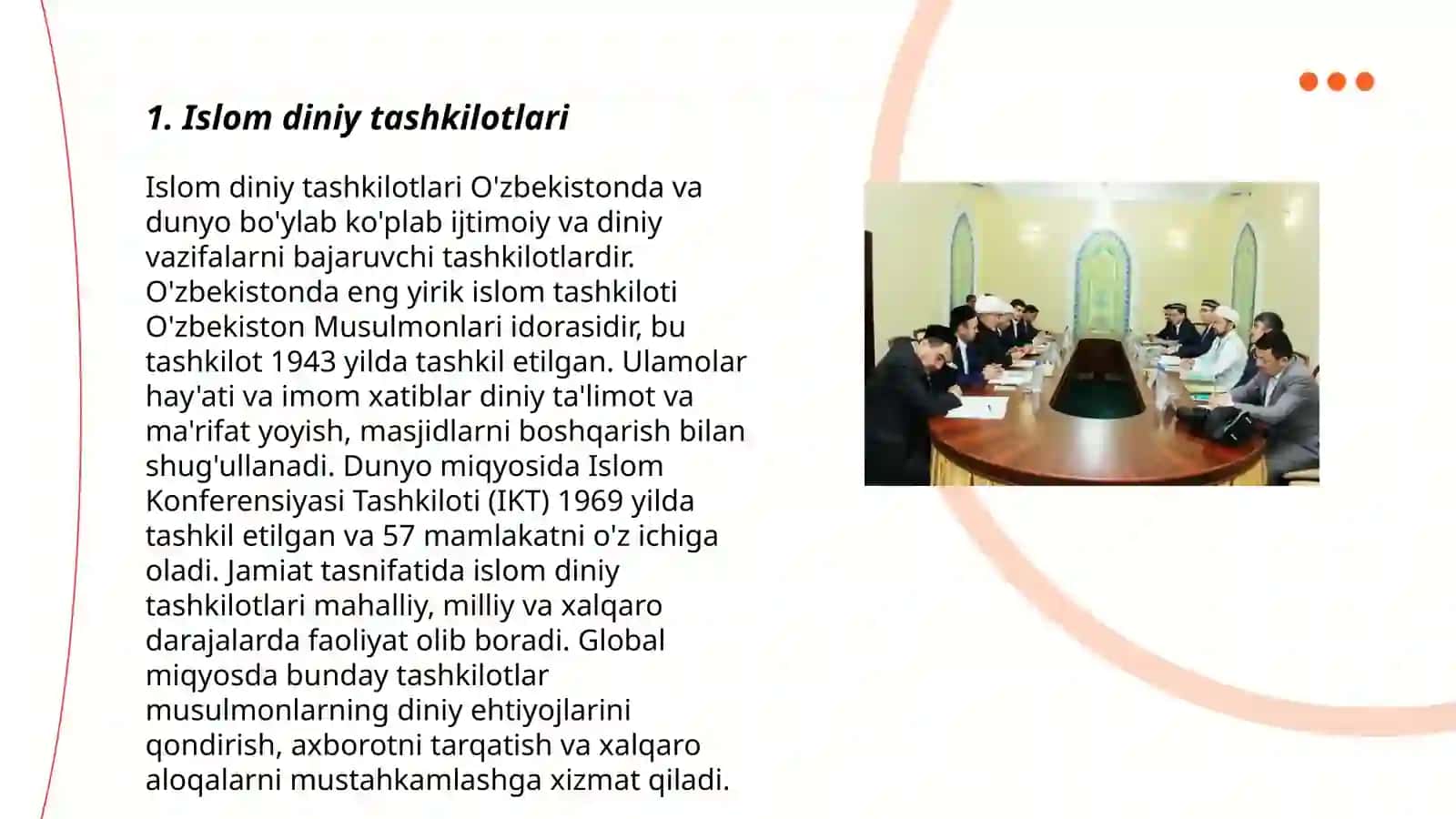 Islom diniy tashkilotlari 3