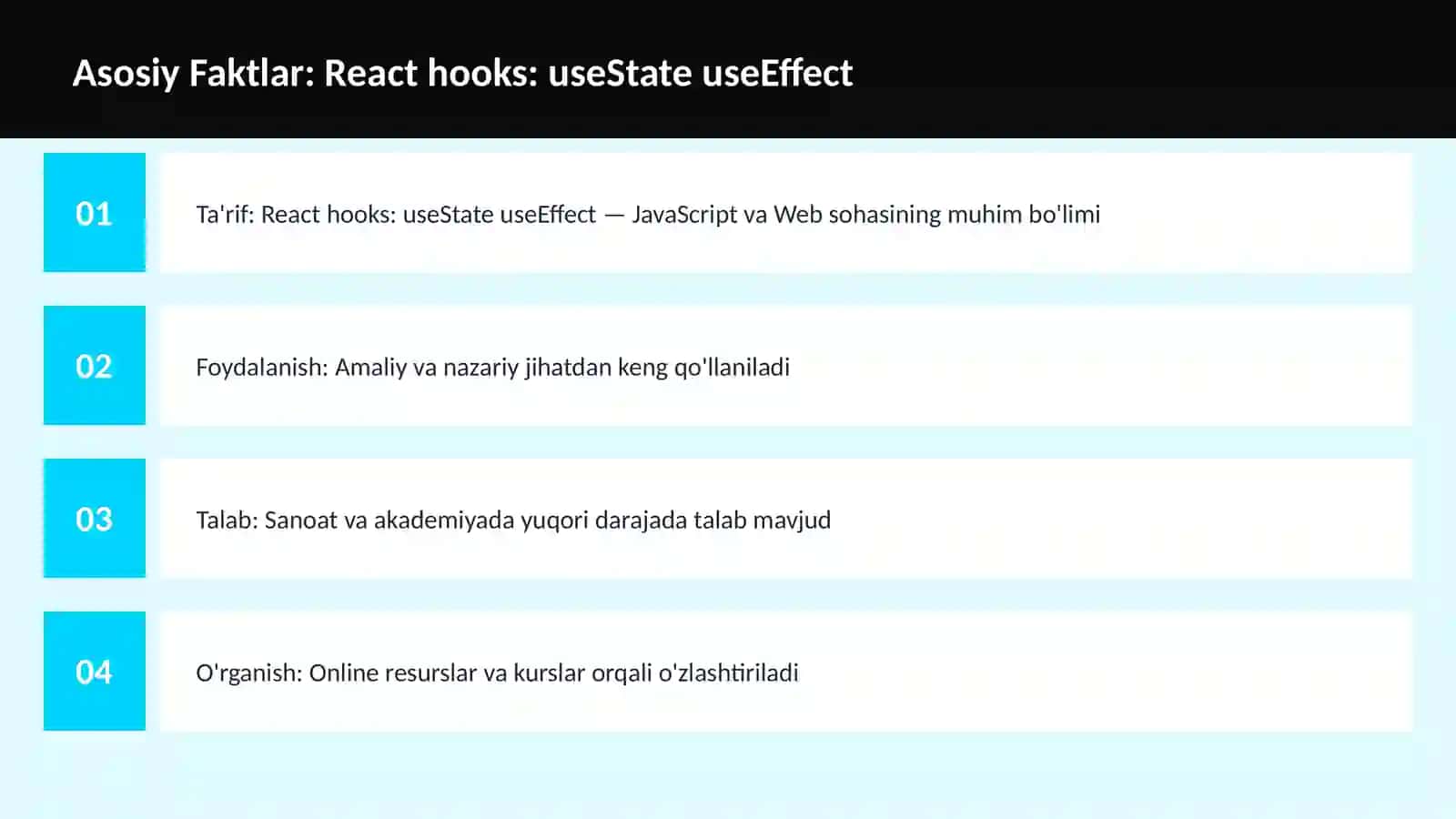 React hooks: useState useEffect 3