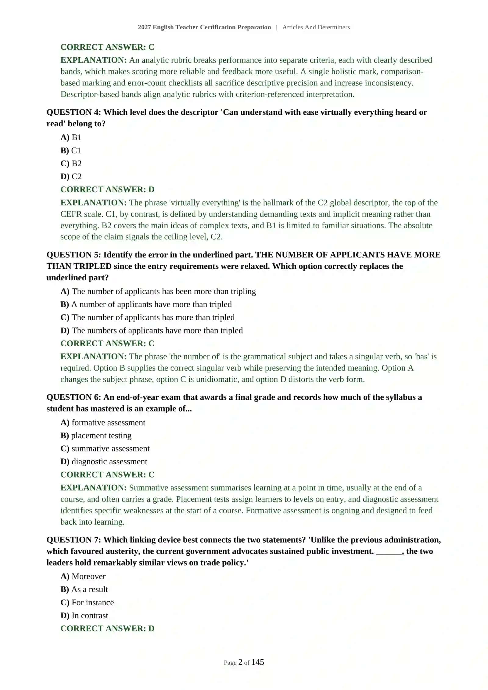 Articles And Determiners 3