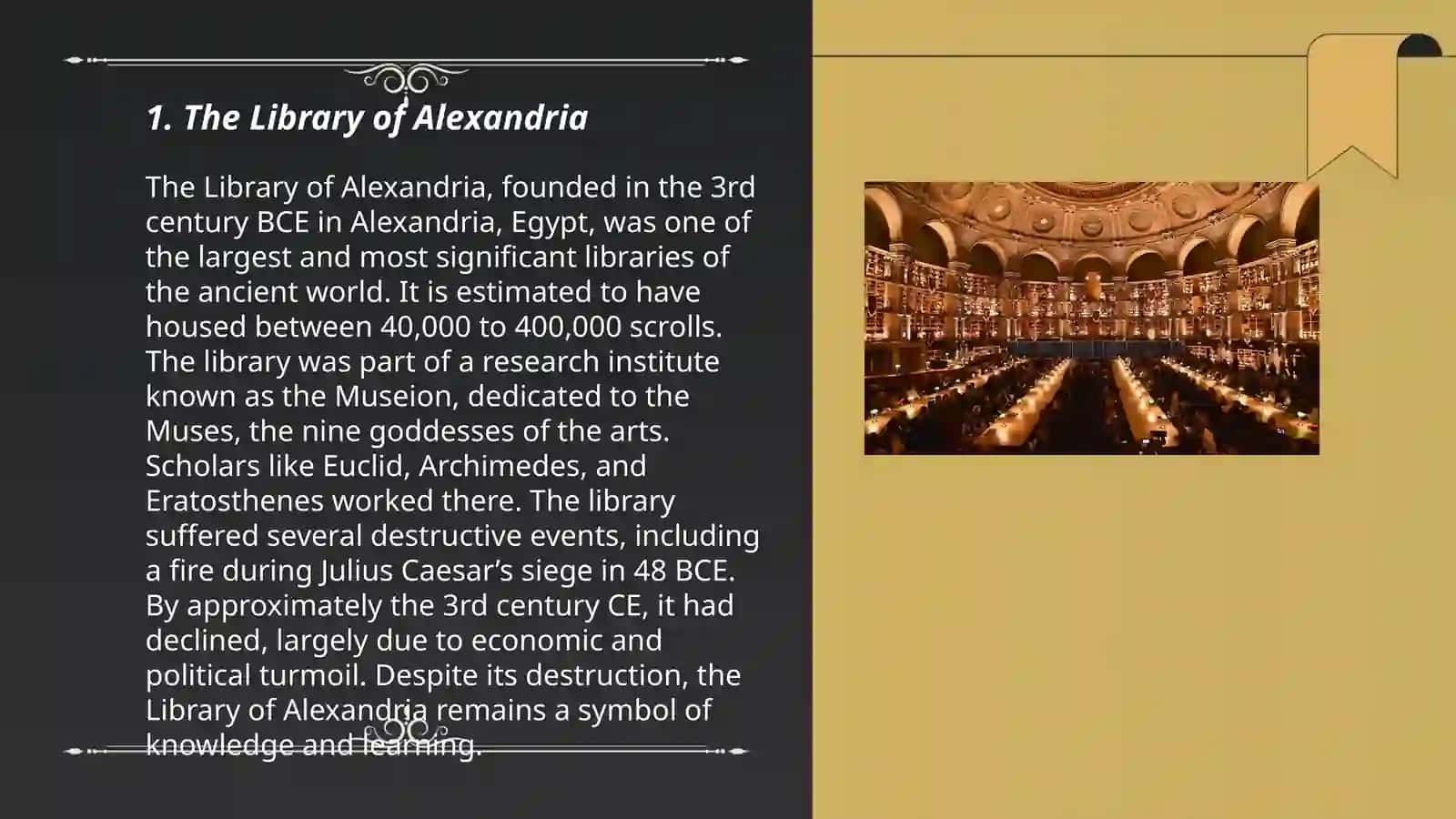 The Library of Alexandria 3