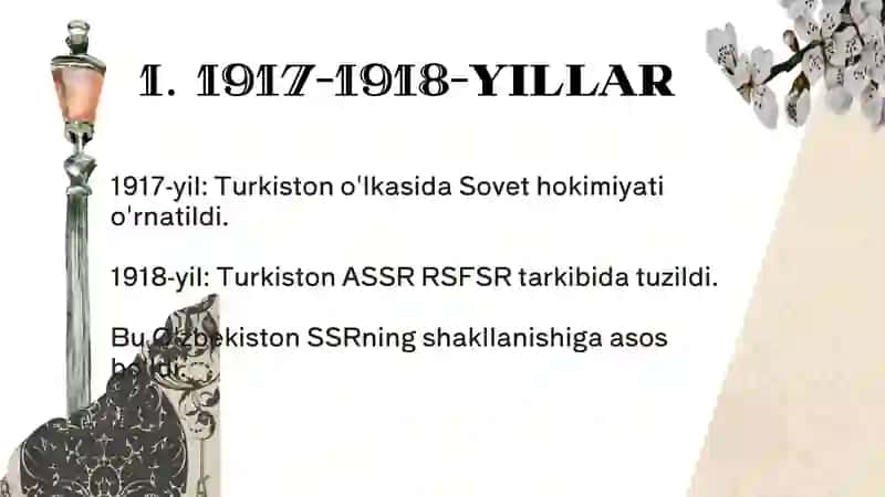 O'zbekiston SSRning tashkil topishi 3
