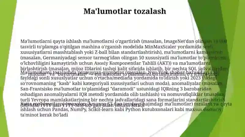 Datchik maʼlumotlarini qayta ishlash 3