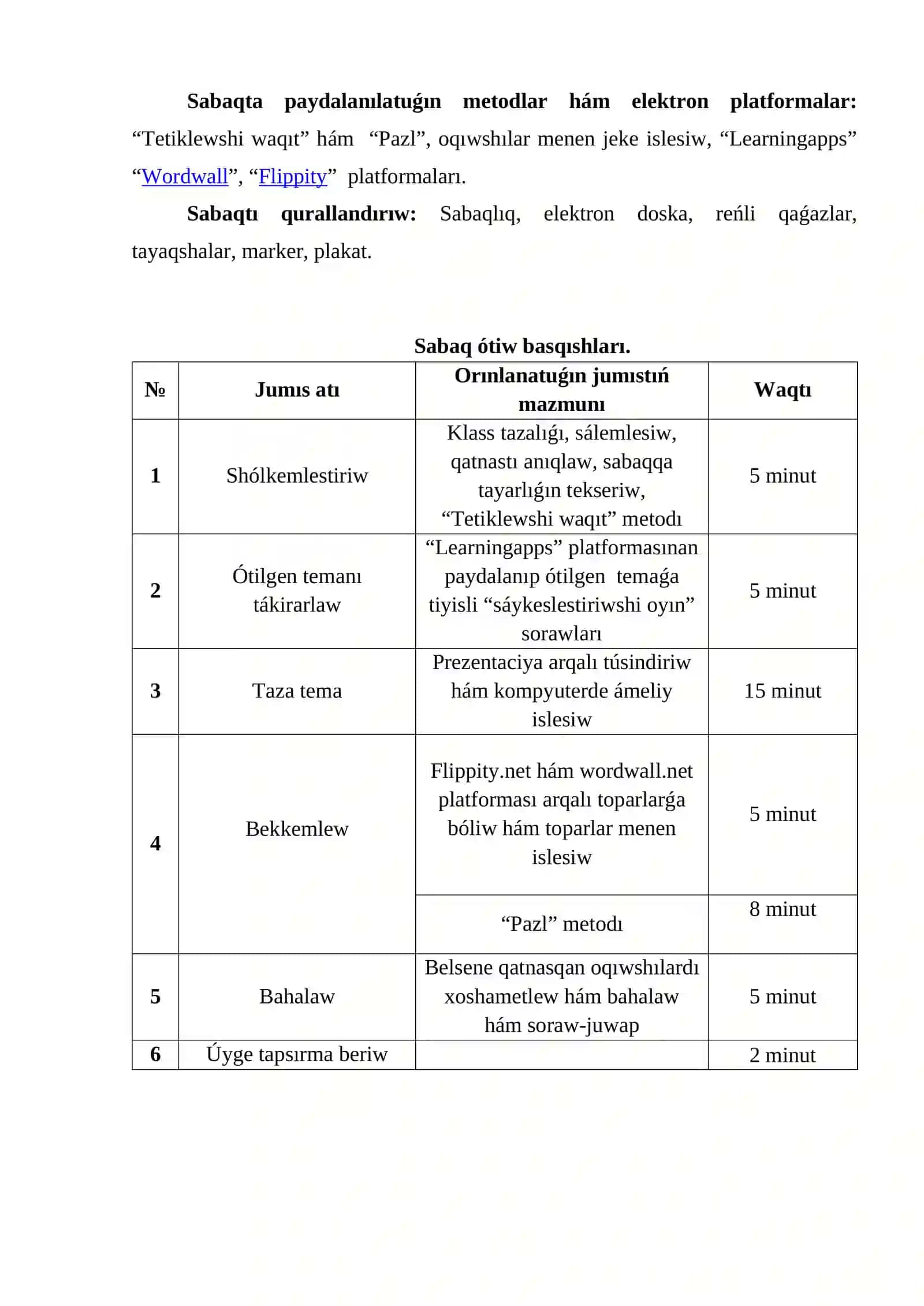 Teksttı kóshırıw 3