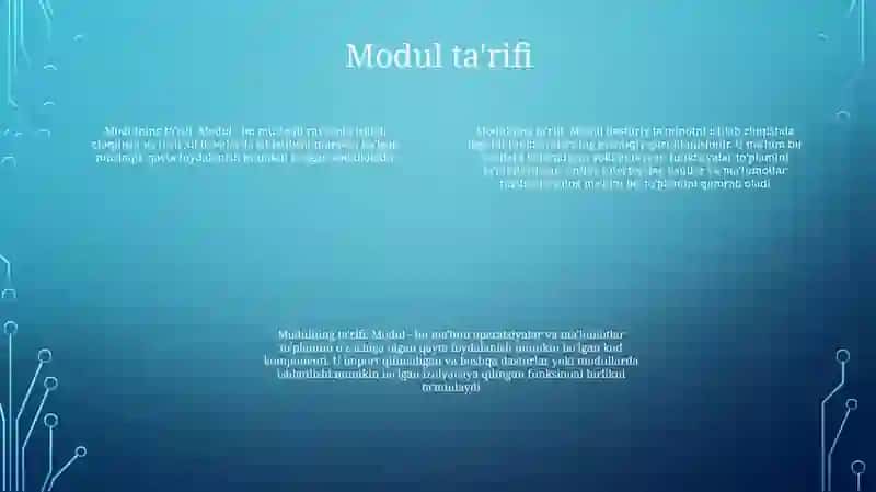 Modul 3