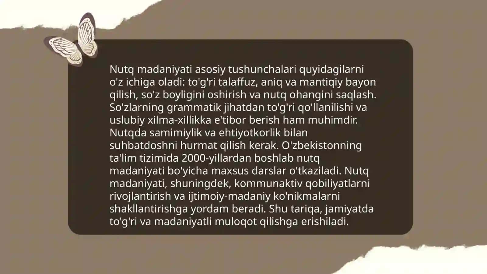 Nutq madaniyati va davlat tilida ish yuritish 3