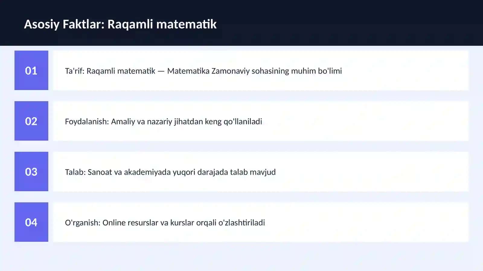 Raqamli matematik 3