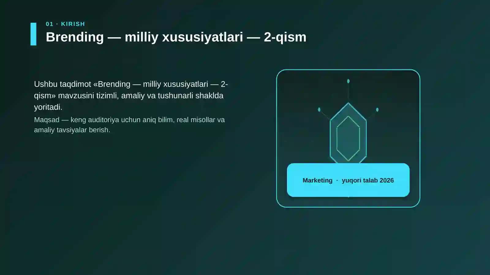 Brending — milliy xususiyatlari — 2-qism 3