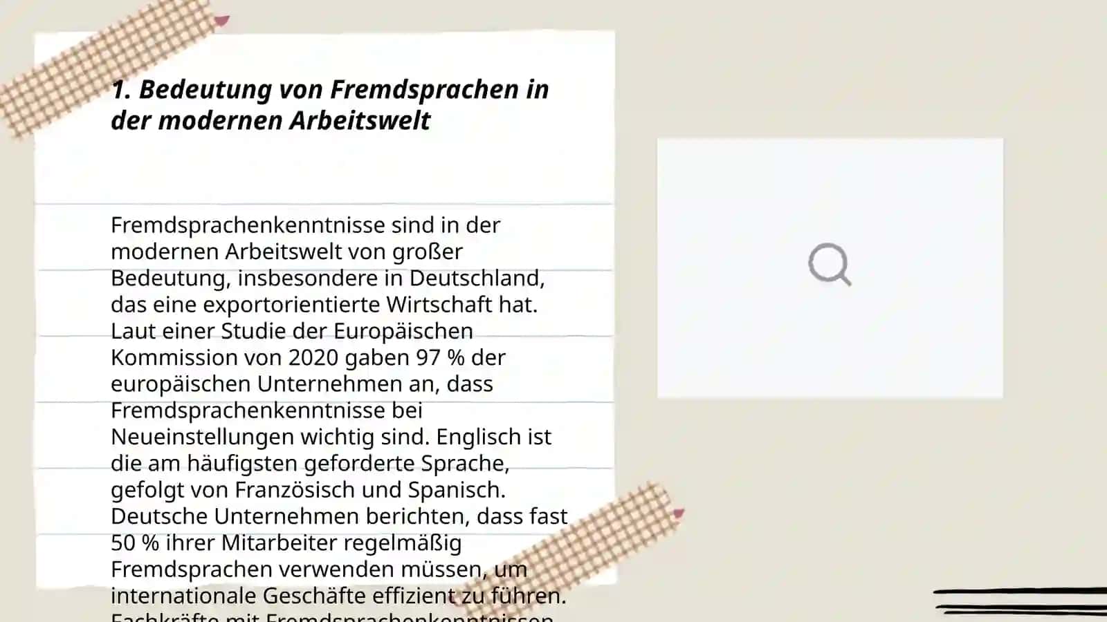 Fremdsprachen in unserem Leben 3