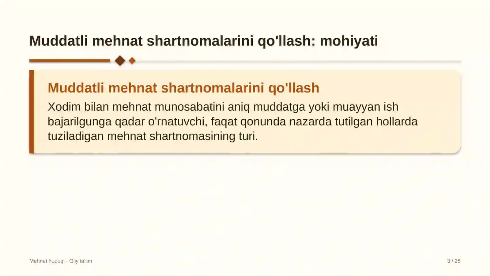 Yaylov chorvachiligida muddatli mehnat shartnomalarini qo'llash 3