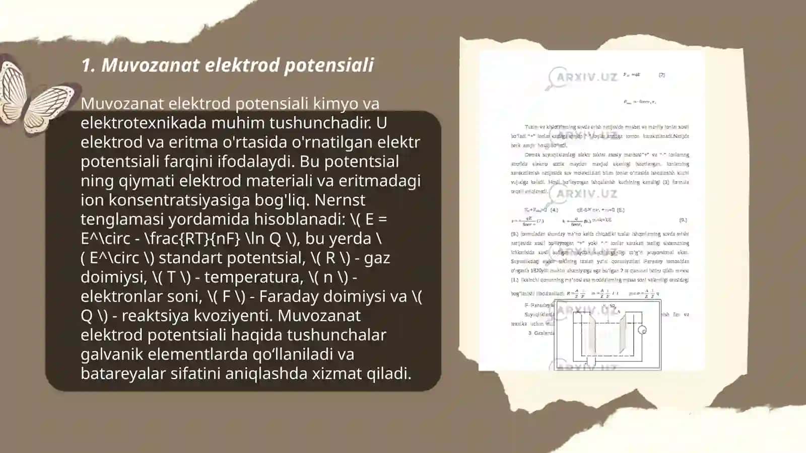 Elektrokimyoviy kuchlar 3