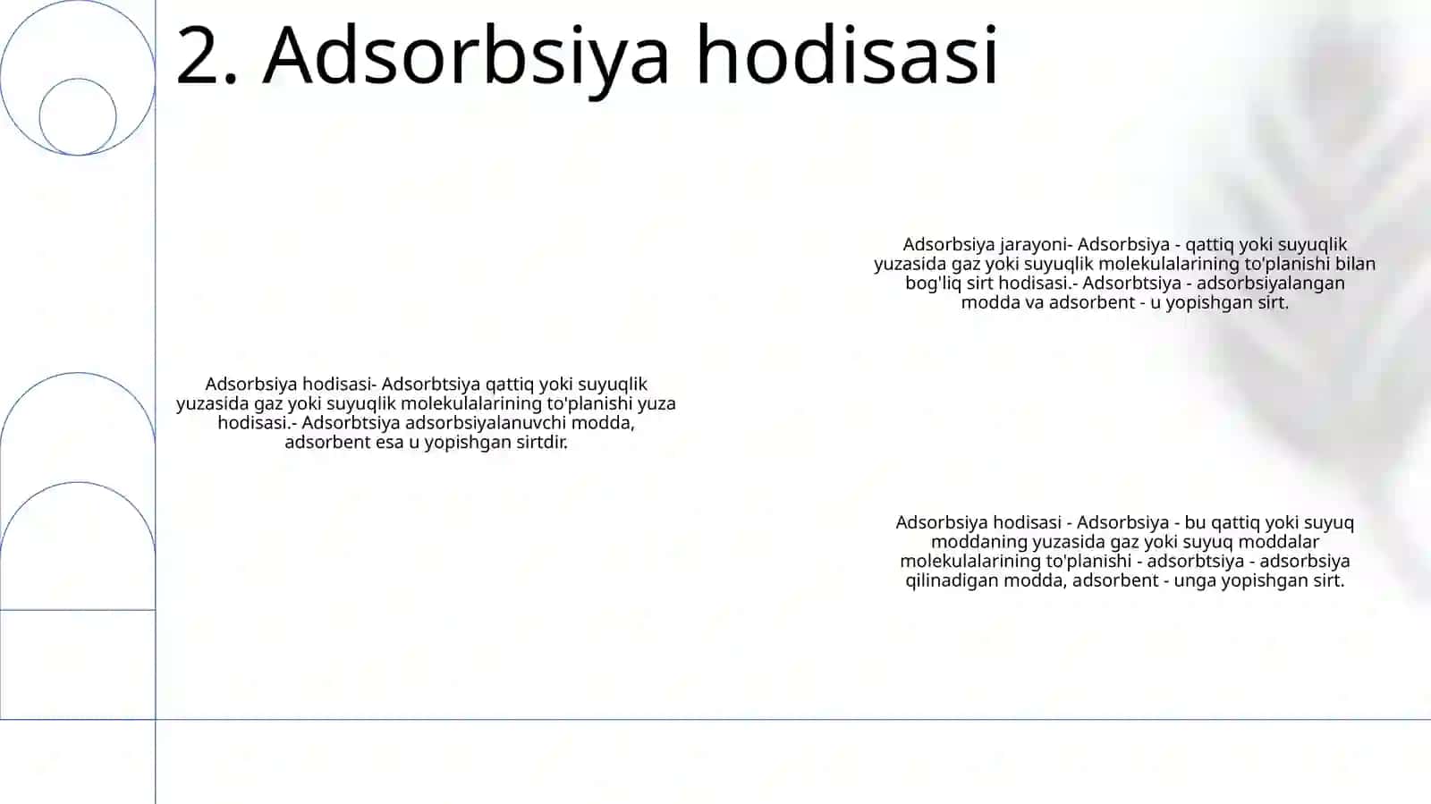 Adsorbsiya Jarayoni 3