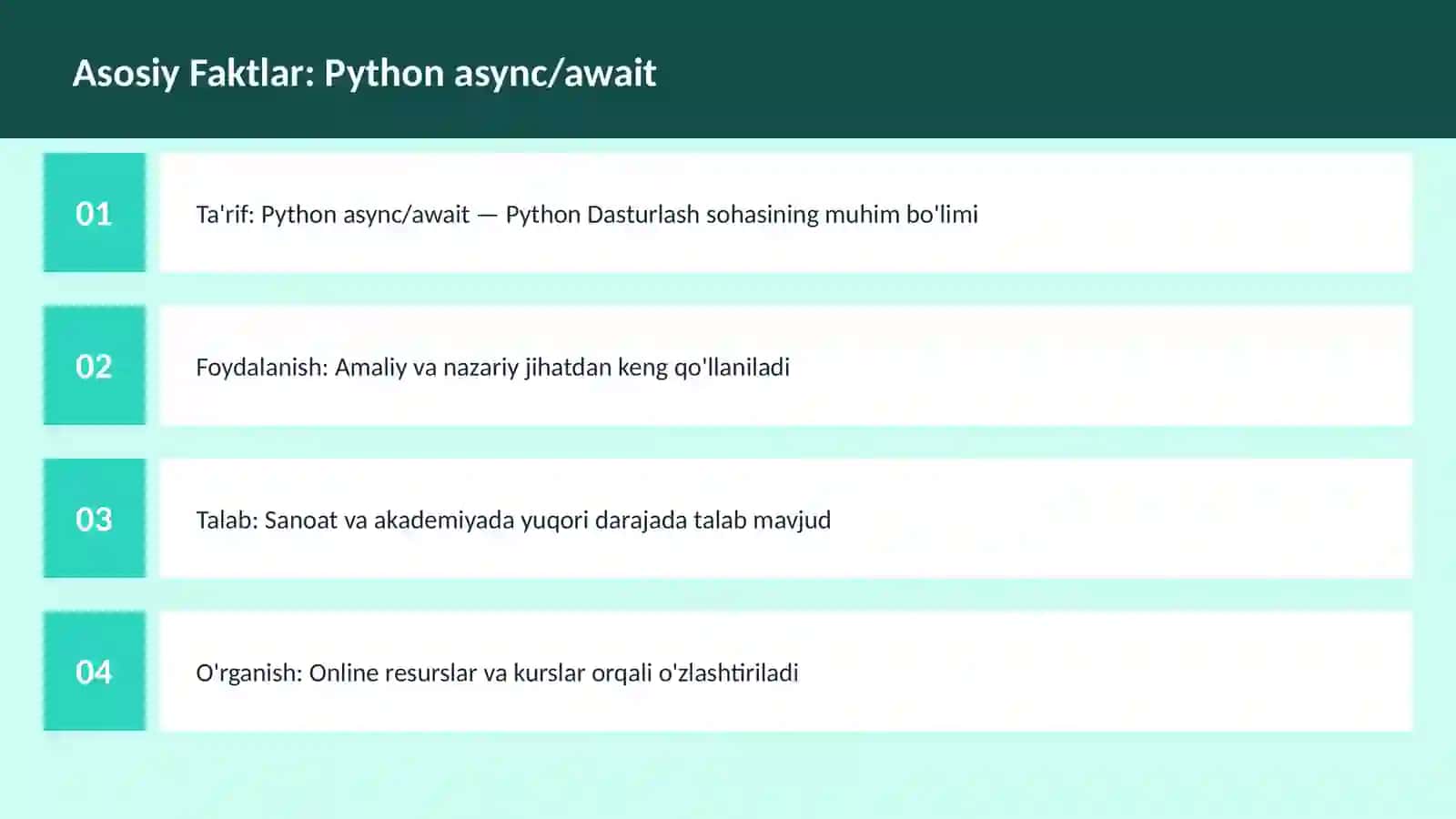 PYTHON DASTURLASH 3