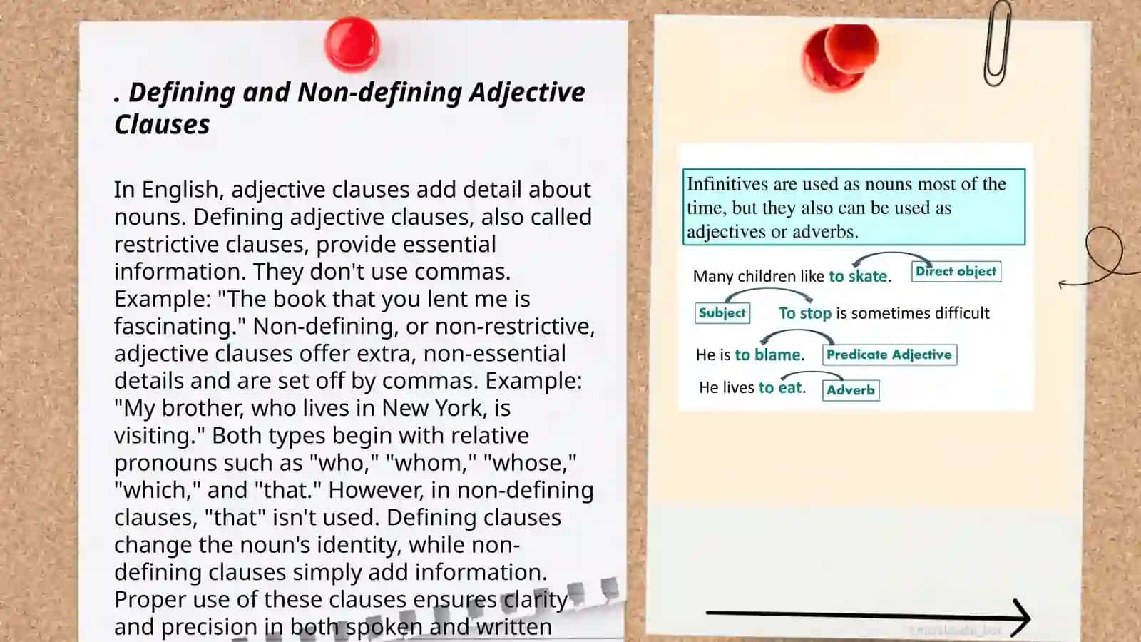 Defining and Non-defining Adjective Clauses 3