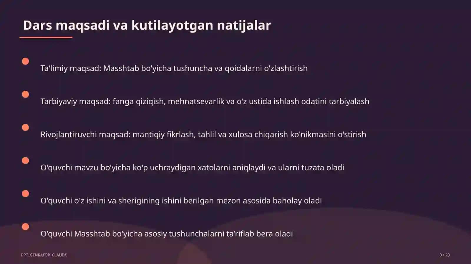 Masshtab (6-sinf) 3